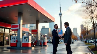 spots for gas station